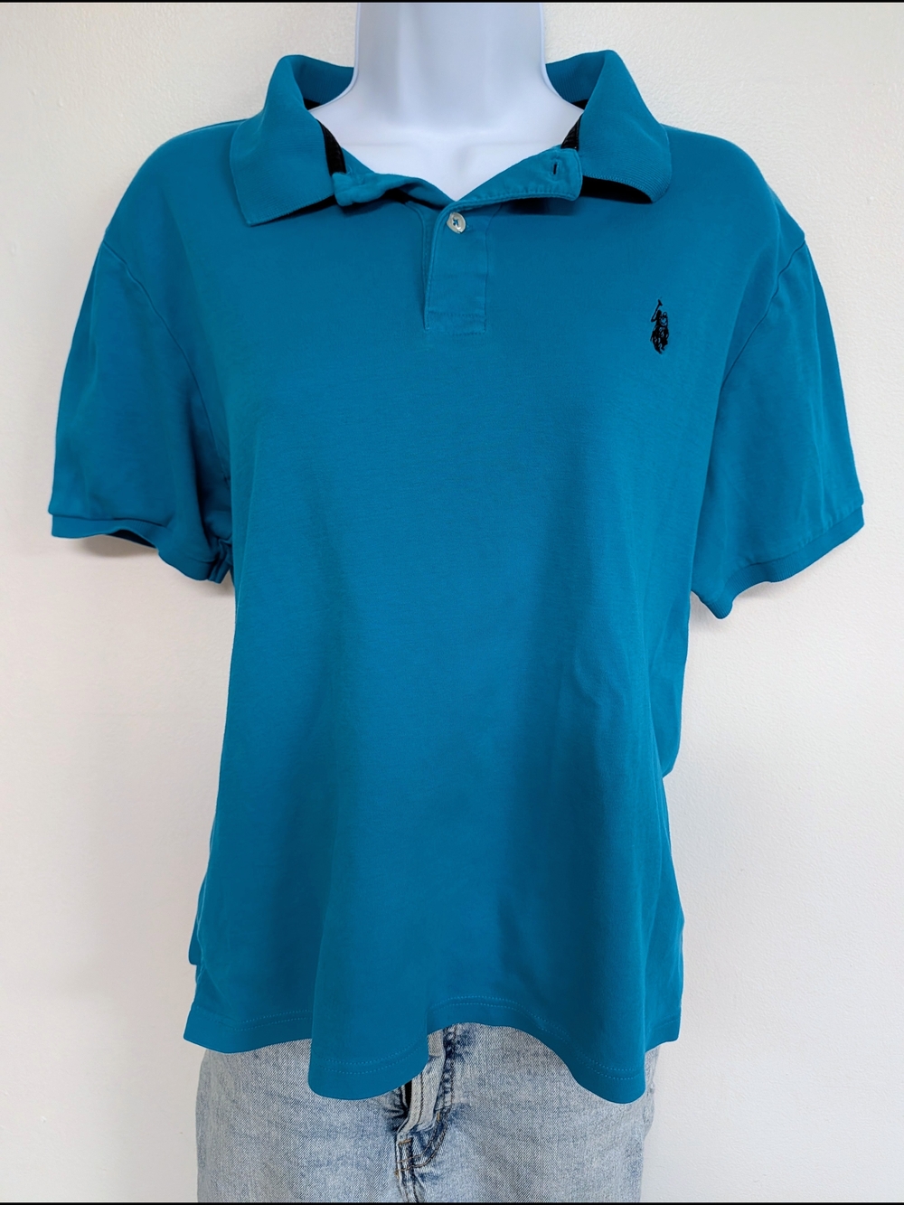 U.S. Polo Assn. Teal Blue Men’s Polo Shirt
